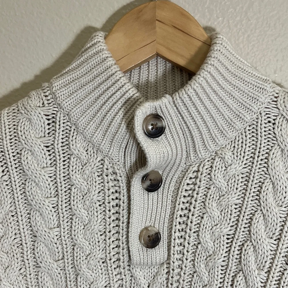 Gap Kids Tan Knit Pullover Cotton Sweater